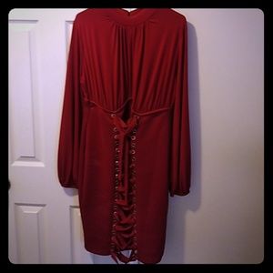 Auditions lace up dress